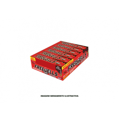 BALA - FREEGELLS PLAY RICLAN - 27,9g CEREJA CHOCO - DP12